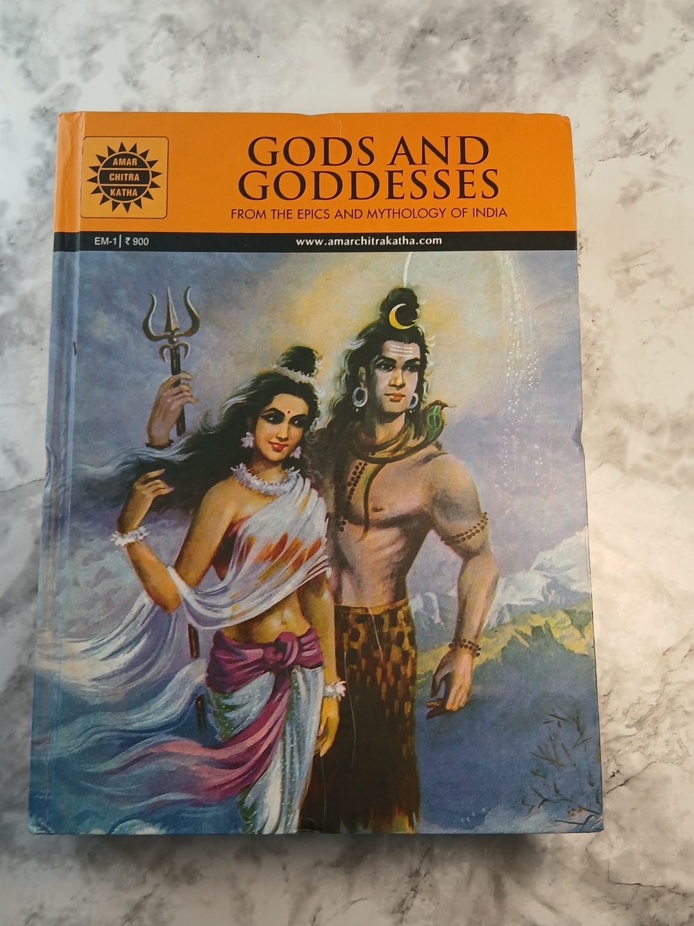 Gods and Goddesses from the Epics and Mythology of India Hardcover Graphic Novel